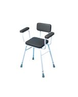 Perching Stool Non-Slip with Full Padding Black