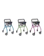 Four-Wheel Aluminium Lightweight Indoor Rollator