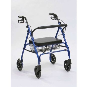 Heavy Duty Rollator Blue