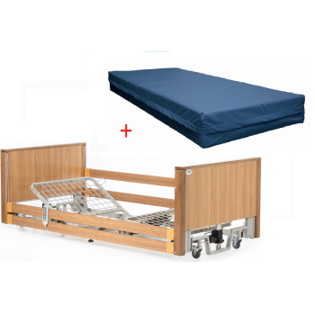 Alerta Lomond Floor Bed Oak With Mattress Package 