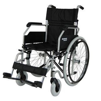 Avant Steel Self-Propelling Wheelchair Silver